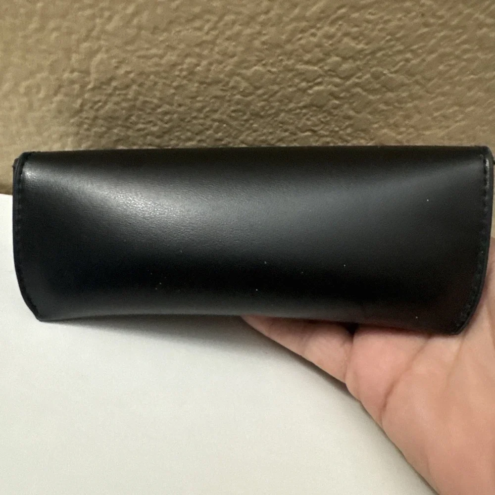 Polo Ralph Lauren Black Semi-Hard Snap Closure Eyeglasses Case